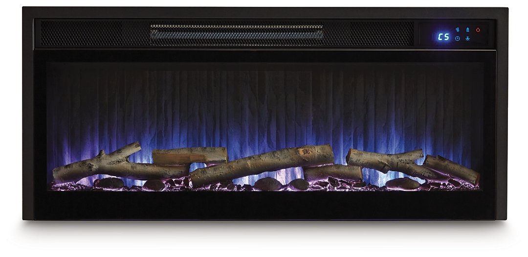 Cayboni 71" TV Stand with Electric Fireplace - Carl's Furniture (Garden City, KS)