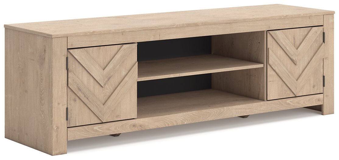 Cayboni 71" TV Stand with Electric Fireplace - Carl's Furniture (Garden City, KS)