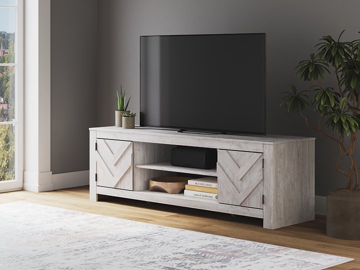 Cayboni 71" TV Stand with Electric Fireplace - Carl's Furniture (Garden City, KS)
