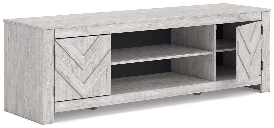 Cayboni 71" TV Stand with Electric Fireplace - Carl's Furniture (Garden City, KS)