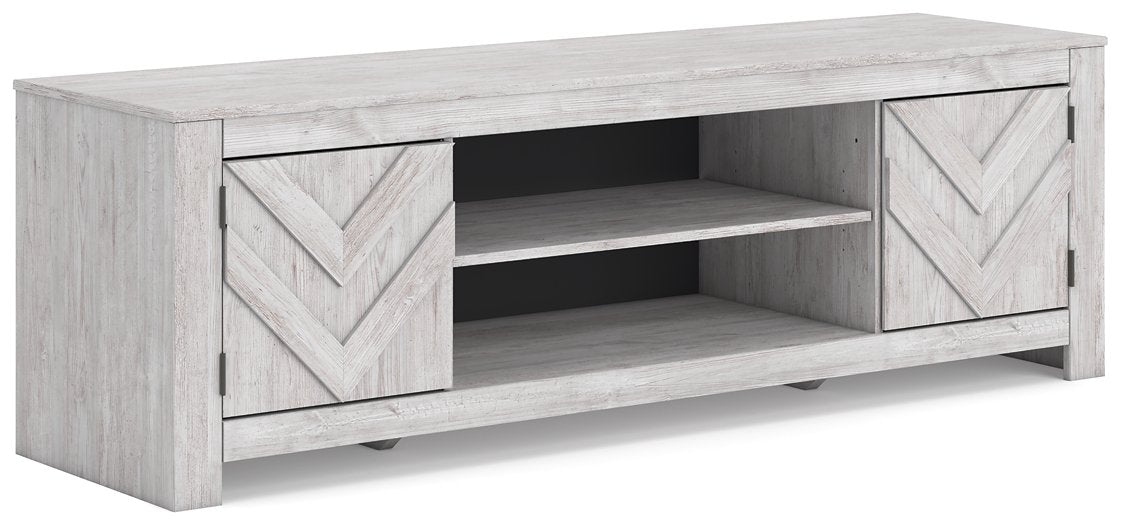Cayboni 71" TV Stand with Electric Fireplace - Carl's Furniture (Garden City, KS)