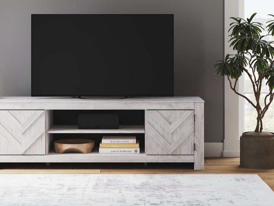 Cayboni 71" TV Stand with Electric Fireplace - Carl's Furniture (Garden City, KS)