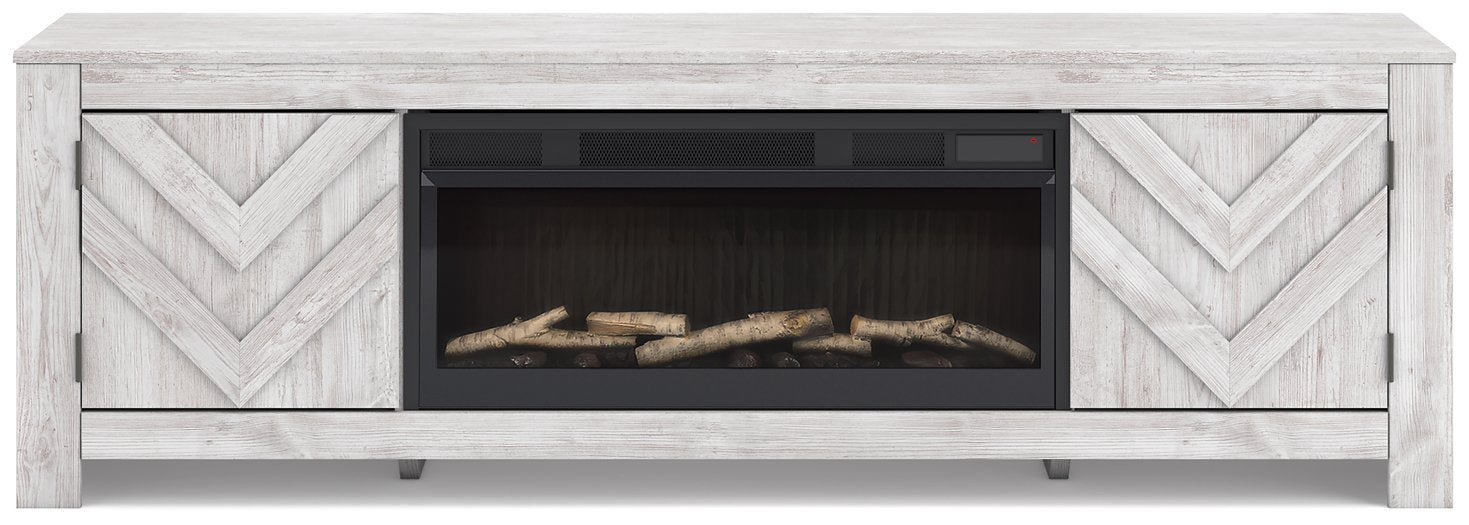 Cayboni 71" TV Stand with Electric Fireplace - Carl's Furniture (Garden City, KS)