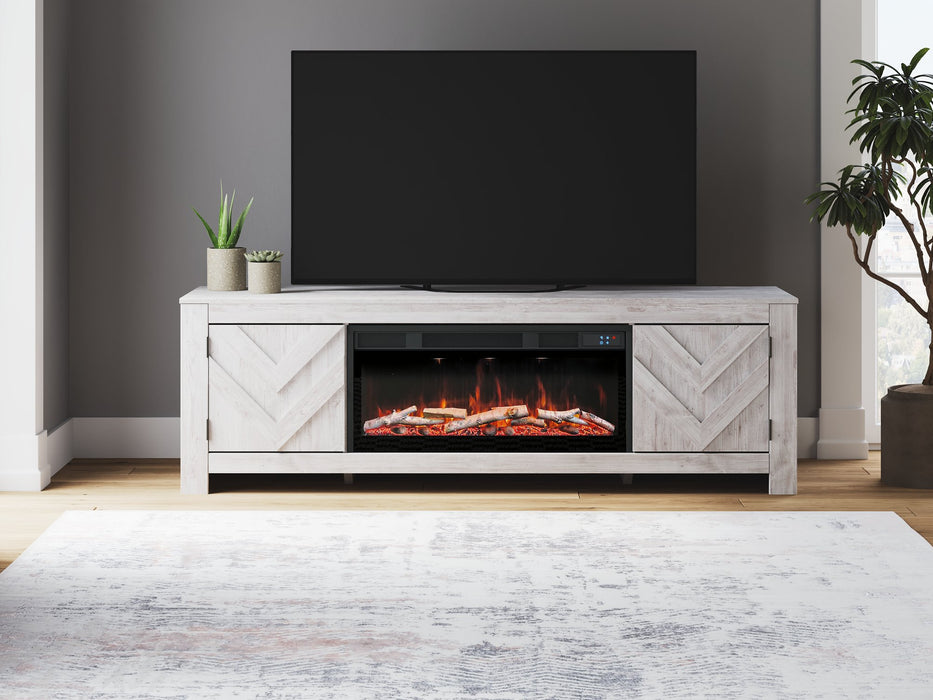 Cayboni 71" TV Stand with Electric Fireplace - Carl's Furniture (Garden City, KS)