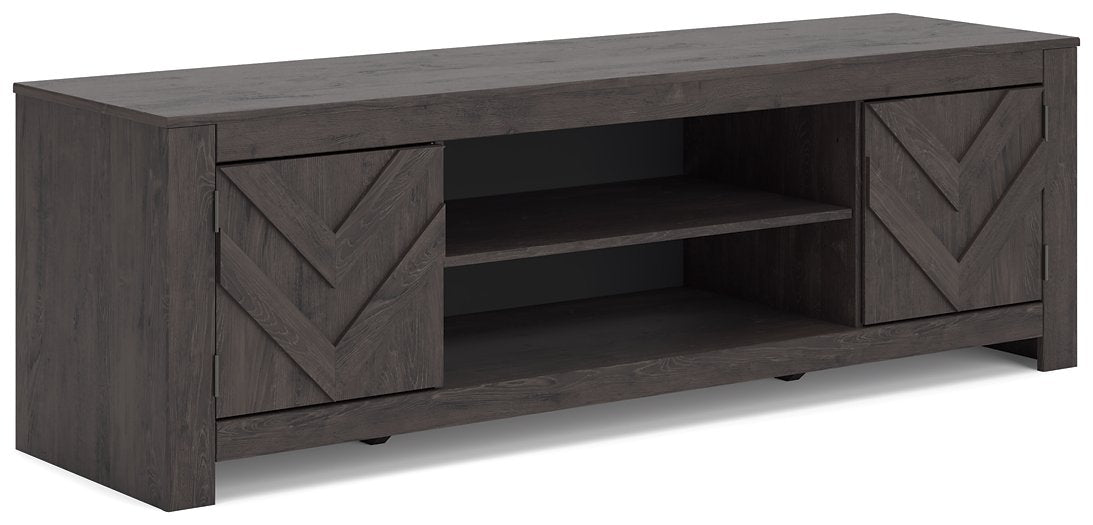 Cayboni 71" TV Stand with Electric Fireplace - Carl's Furniture (Garden City, KS)