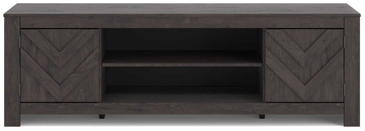 Cayboni 71" TV Stand with Electric Fireplace - Carl's Furniture (Garden City, KS)