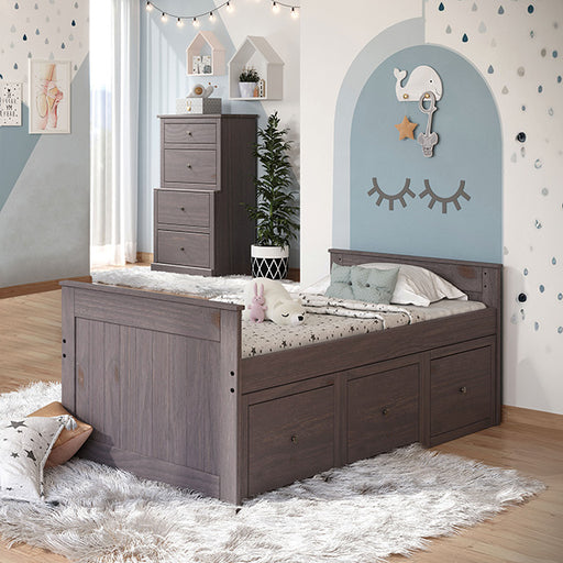 Marinos Twin Captain Bed - Carl's Furniture (Garden City, KS)