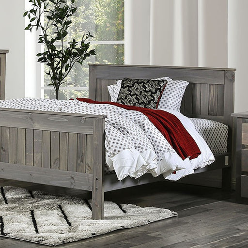 Rockwall Bed Grey & White - Carl's Furniture (Garden City, KS)
