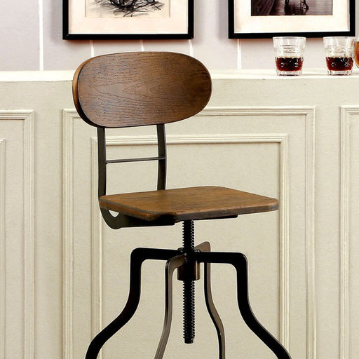 Leith Bar Stool Brown - Carl's Furniture (Garden City, KS)
