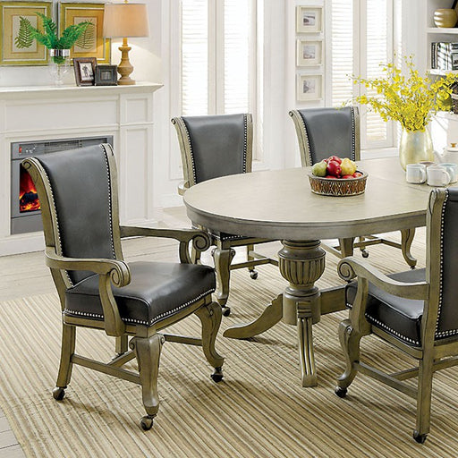 MELINA Gray Game Table - Carl's Furniture (Garden City, KS)