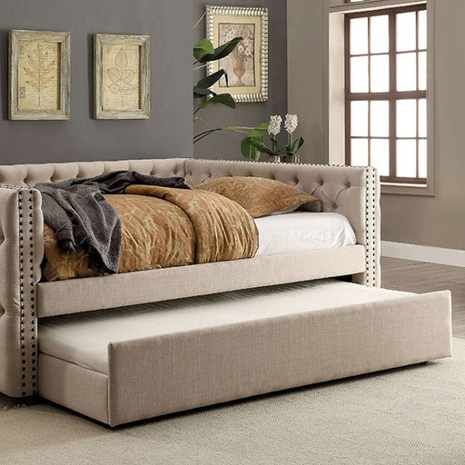 SUZANNE Ivory Trundle - Carl's Furniture (Garden City, KS)