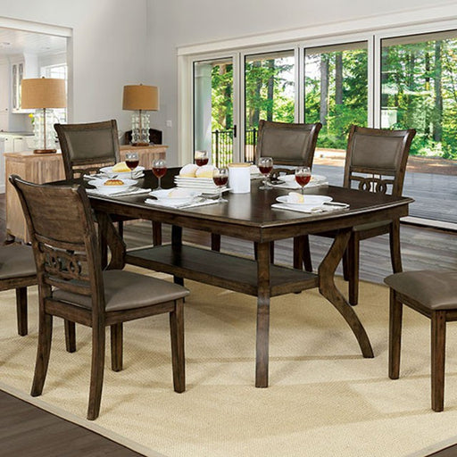 Holly Satin Walnut Dining Table - Carl's Furniture (Garden City, KS)