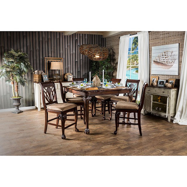 PETERSBURG II Cherry Counter Ht. Table - Carl's Furniture (Garden City, KS)