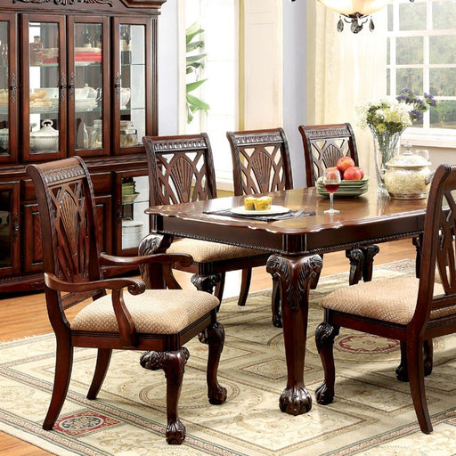 PETERSBURG I Cherry Dining Table w/ 1 X 18" Leaf - Carl's Furniture (Garden City, KS)