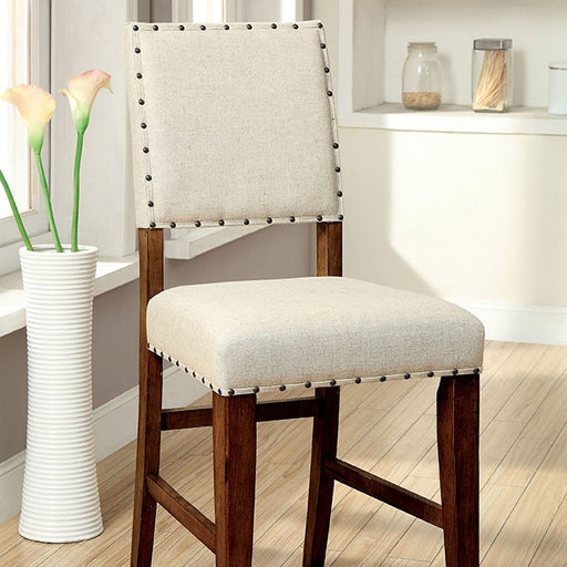 SANIA Rustic Oak Counter Ht. Chair (2/CTN) - Carl's Furniture (Garden City, KS)