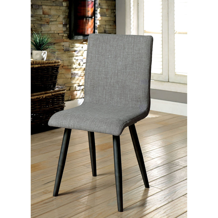 Vilhelm I Gray Side Chair (2/CTN) - Carl's Furniture (Garden City, KS)