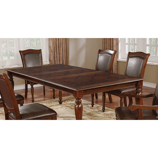 Sylvana Brown Cherry Dining Table - Carl's Furniture (Garden City, KS)