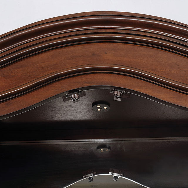 Sylvana Brown Cherry Dining Table - Carl's Furniture (Garden City, KS)