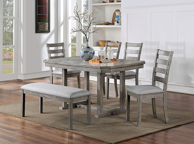 Laquila Dining Table Set Bench - Carl's Furniture (Garden City, KS)