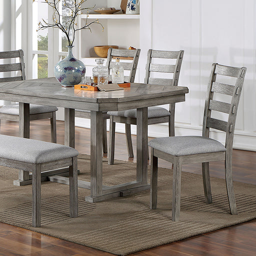 Laquila Dining Table Set Bench - Carl's Furniture (Garden City, KS)