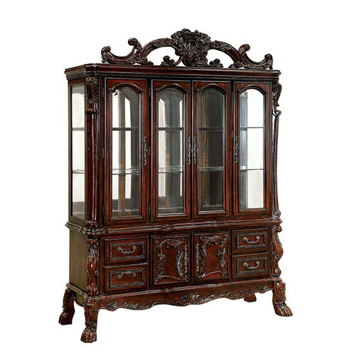 MEDIEVE Cherry Hutch & Buffet, Cherry - Carl's Furniture (Garden City, KS)
