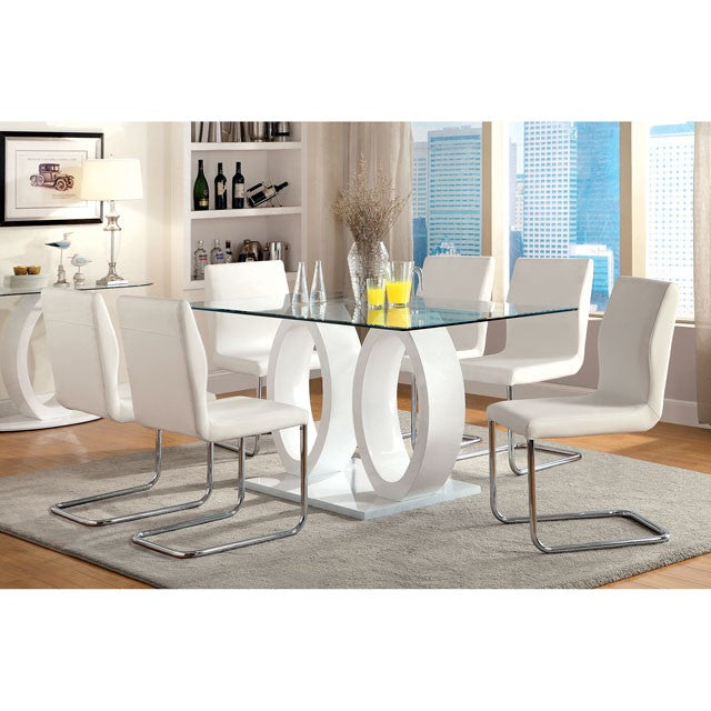 Lodia 7 Pc Dining Table Set - Carl's Furniture (Garden City, KS)