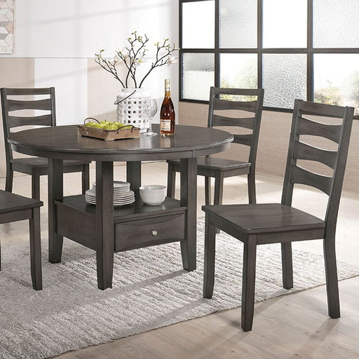 Caprice Dining Table Grey - Carl's Furniture (Garden City, KS)