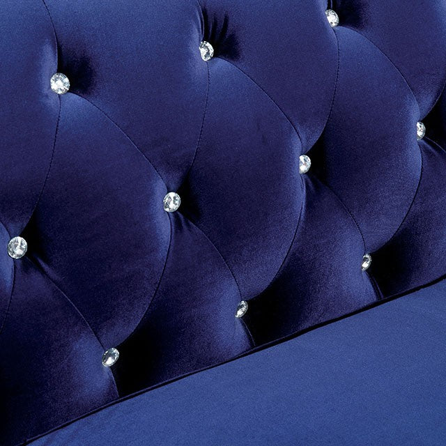 Jolanda Chair Blue & Grey - Carl's Furniture (Garden City, KS)