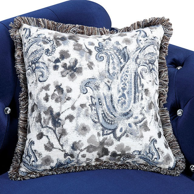 Jolanda Chair Blue & Grey - Carl's Furniture (Garden City, KS)