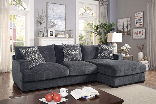 Kaylee L-Sectional w/ Right Chaise - Carl's Furniture (Garden City, KS)