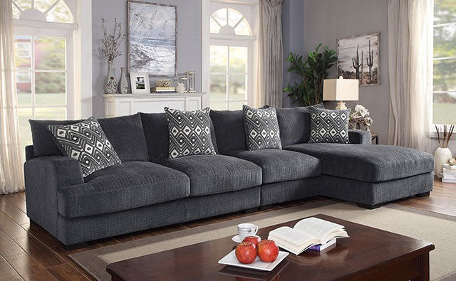 Kaylee Large L-Sectional w/ Right Chaise - Carl's Furniture (Garden City, KS)