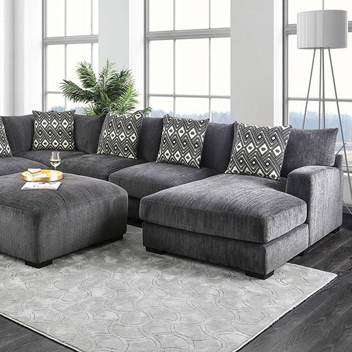 Kaylee U-Sectional w/ Right Chaise - Carl's Furniture (Garden City, KS)