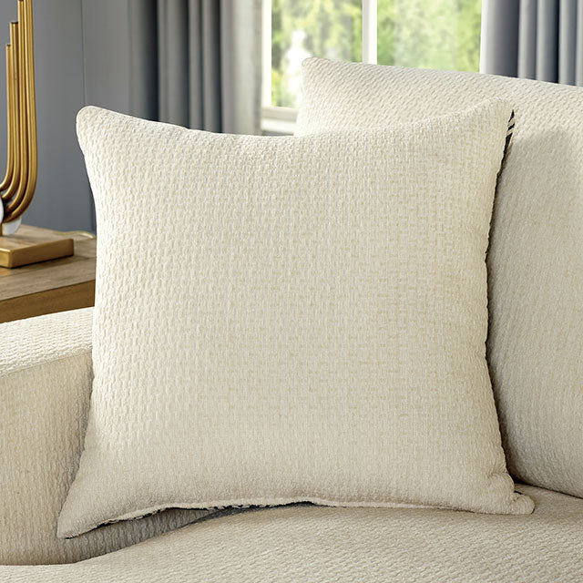 Kaylee U-Sectional w/ Left Chaise + Ottoman Beige - Carl's Furniture (Garden City, KS)