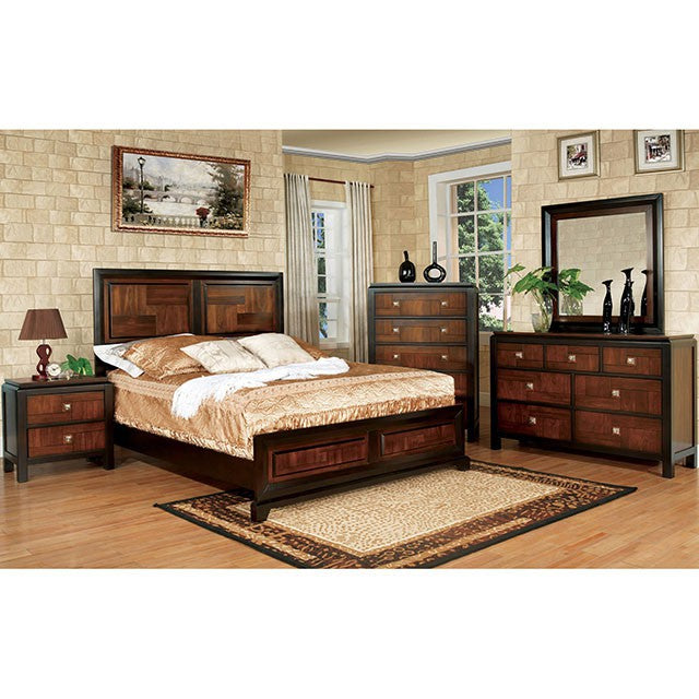 Patra Acacia/Walnut Cal.King, E.King, & Full Bed - Carl's Furniture (Garden City, KS)