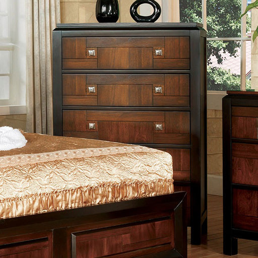 Patra Acacia/Walnut Chest - Carl's Furniture (Garden City, KS)