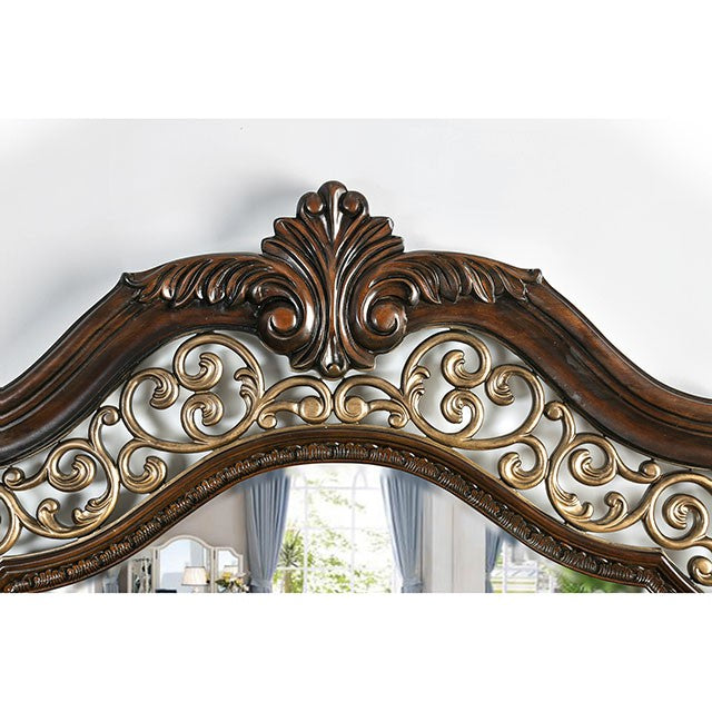 Menodora Brown Cherry Cal.King, E.King, Queen Bed - Carl's Furniture (Garden City, KS)