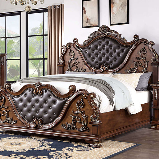 Esparanza Bed Cherry & White - Carl's Furniture (Garden City, KS)