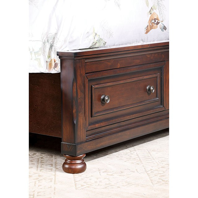 Wells Queen Bed Chrome - Carl's Furniture (Garden City, KS)