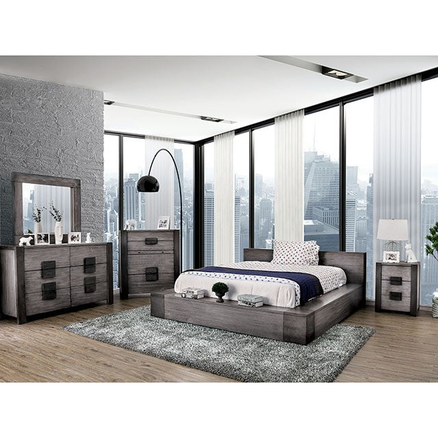 JANEIRO Cal.King & Queen Bed - Carl's Furniture (Garden City, KS)