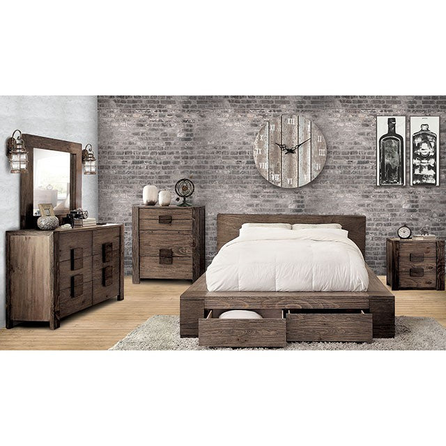 JANEIRO Cal.King & Queen Bed - Carl's Furniture (Garden City, KS)