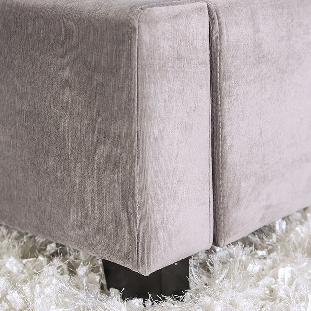 Rosabelle Bed Black, Grey, & Ivory - Carl's Furniture (Garden City, KS)