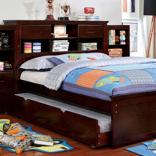 Pearland Twin Bed Cherry - Carl's Furniture (Garden City, KS)