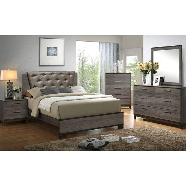 MANVEL Two-Tone Antique Gray Dresser - Carl's Furniture (Garden City, KS)