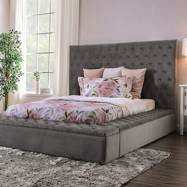 Davida Cal.King & E.King Bed - Carl's Furniture (Garden City, KS)