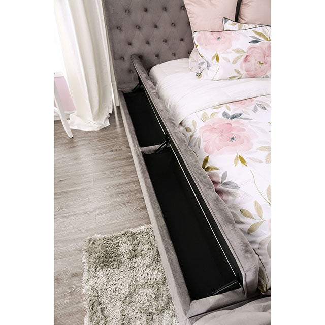 Davida Cal.King & E.King Bed - Carl's Furniture (Garden City, KS)