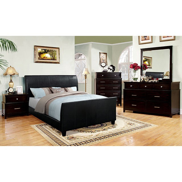 Maynard Bed Espresso & White - Carl's Furniture (Garden City, KS)