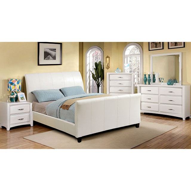 Maynard Bed Espresso & White - Carl's Furniture (Garden City, KS)