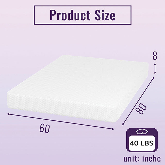 Nasturtium 8" Queen Bamboo Charcoal Infused Memory Foam - Carl's Furniture (Garden City, KS)