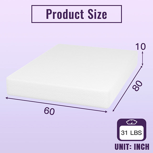 Nasturtium 10" Queen Bamboo Charcoal Infused Memory Foam - Carl's Furniture (Garden City, KS)