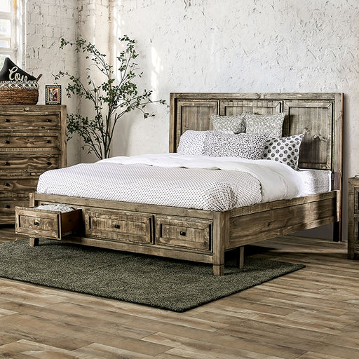 Oakridge Bed Brown & Grey - Carl's Furniture (Garden City, KS)
